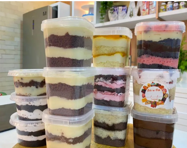 bolo de pote lucrativo